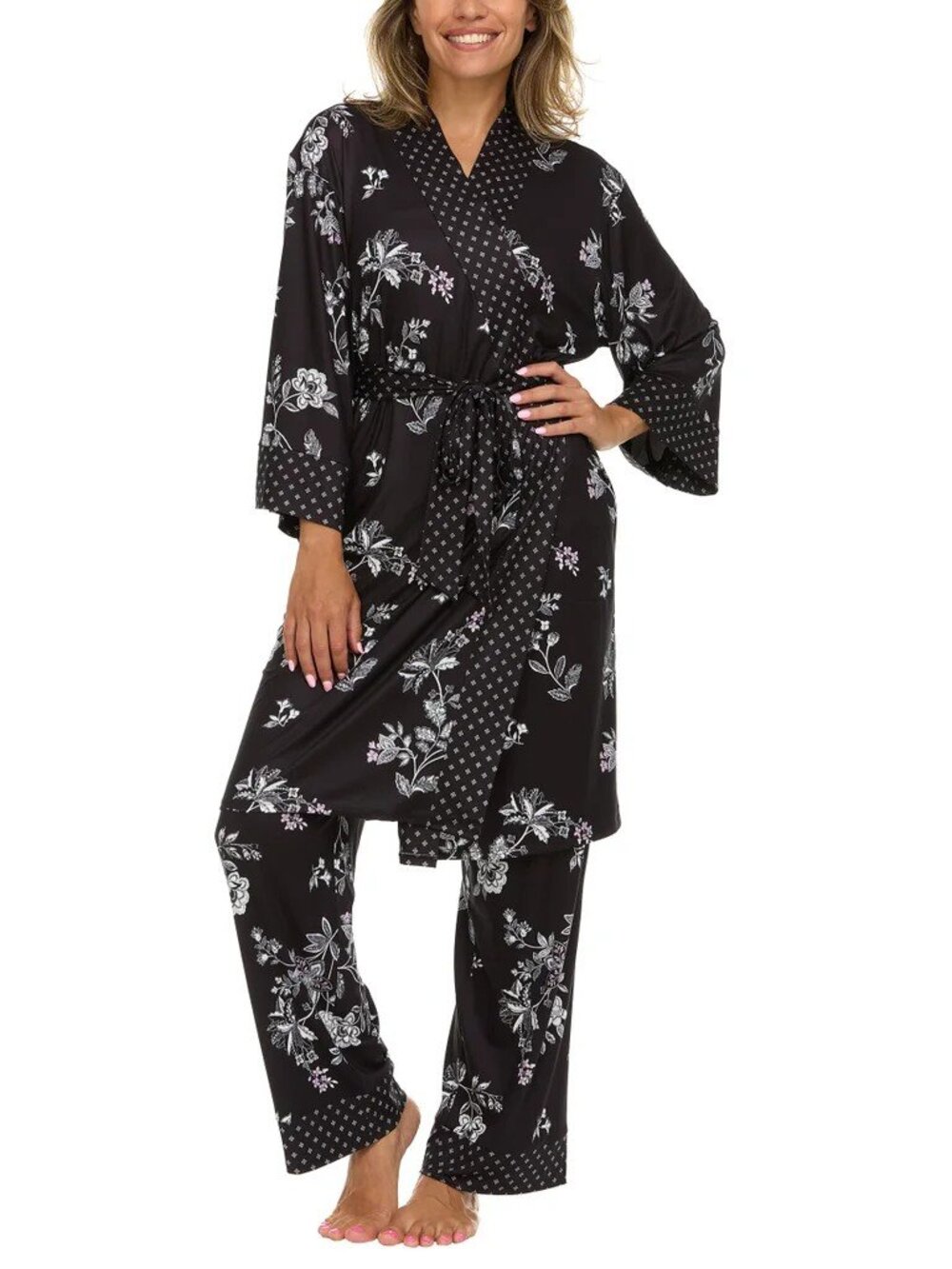 Flora Nikrooz Women's 3 Pc Set Super soft stretch microfiber Size xxl NWT